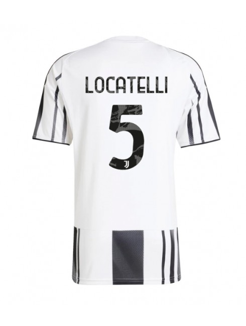Juventus Manuel Locatelli #5 Heimtrikot 2025-26 Kurzarm Juventus Manuel Locatelli #5 Heimtrikot 2025-26 Kurzarm